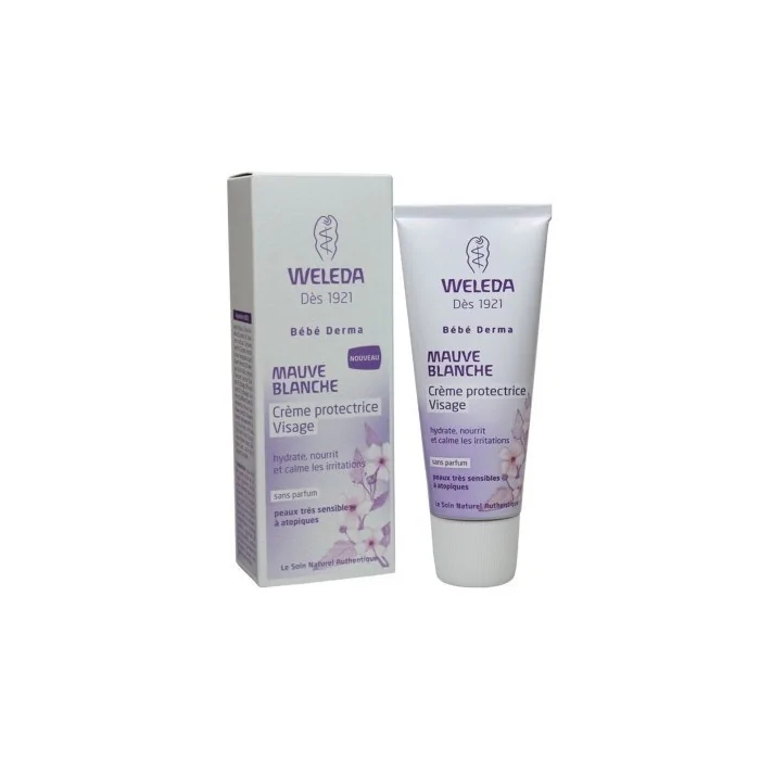 Weleda bébé Crème protectrice Visage à la Mauve blanche bio 50ml