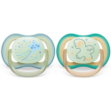 Avent Sucette Ultra Air Night Time 0-6m Scf376/18 Boy