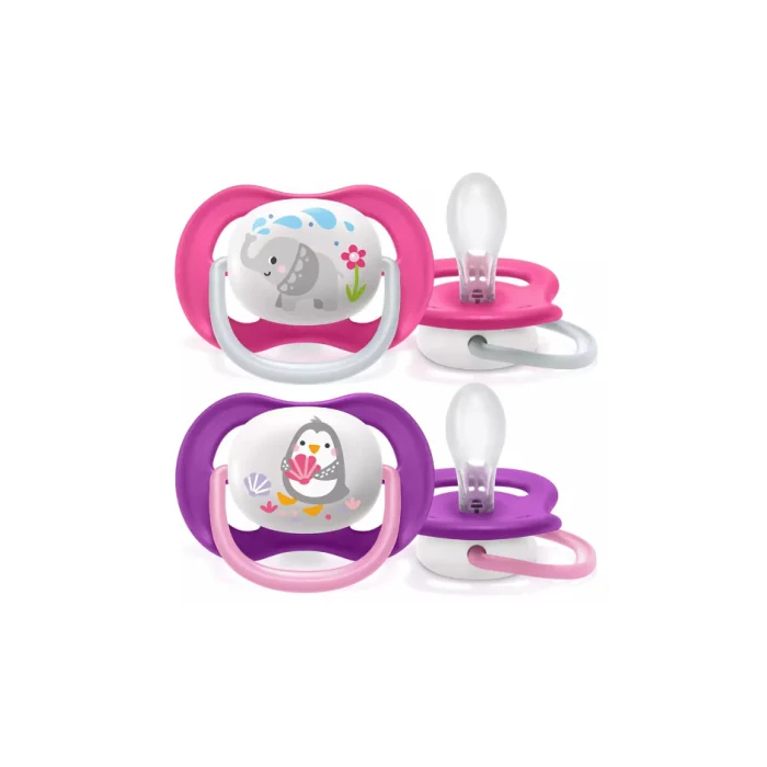 AVENT SUCETTE ORTHO 6-18M GRL ELEP/PENG – SCF080/08