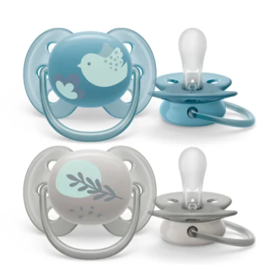 AVENT 2 SUCETTE SOFT 6-18M BOY SCF091/15