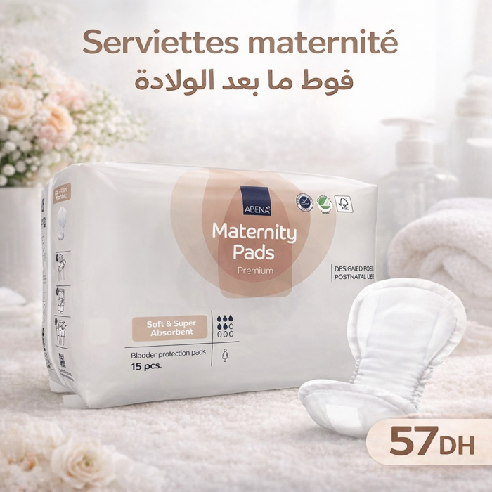 Serviettes maternité - ABENA