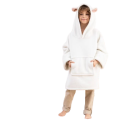 Atmosphera – Plaid Sweat capuche (mouton)