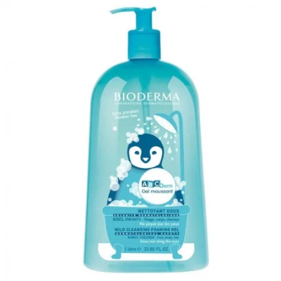 ABCDerm Gel Moussant Nettoyant Doux 1L